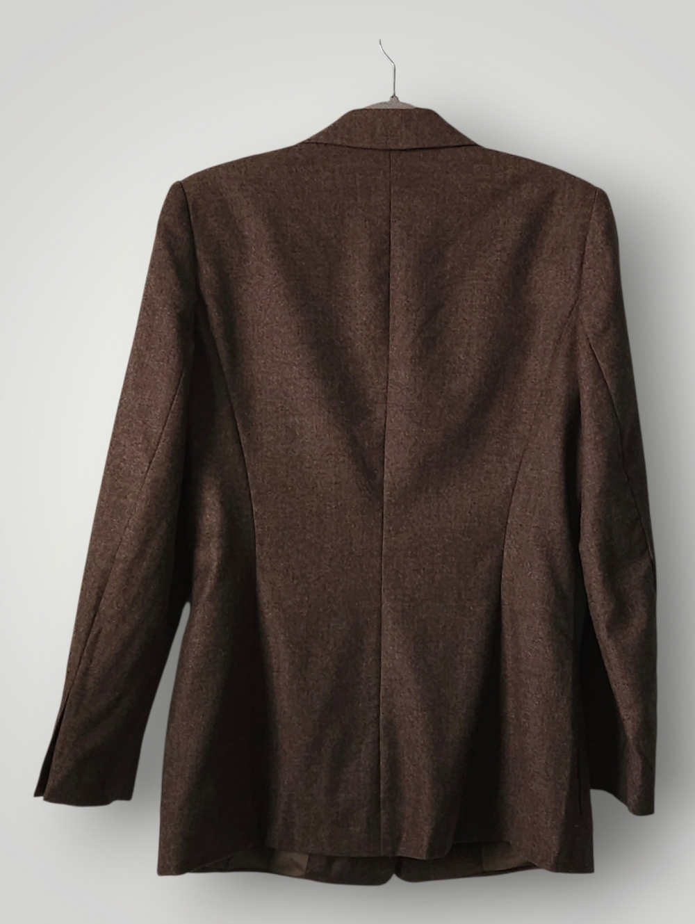 Laurèl by Escada Women's Brown Virgin Wool Blazer 38 EU / 8 US Vintage European - Picture 3 of 8